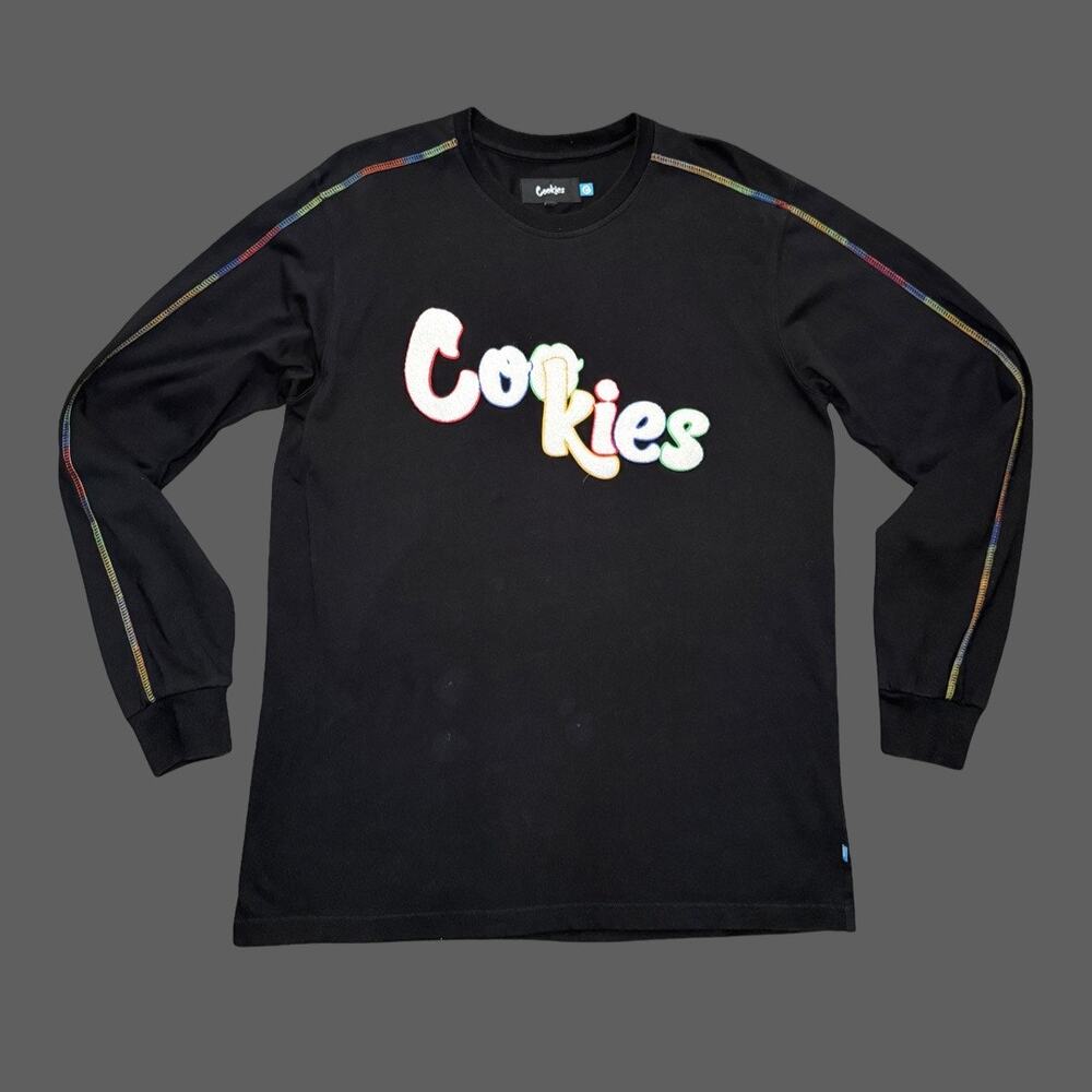 Cookies Battalion OG Mint Black Long Sleeve T-Shirt Men's L